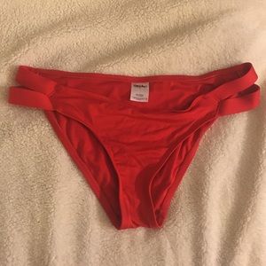 Red Mossimo bathing suit bottoms